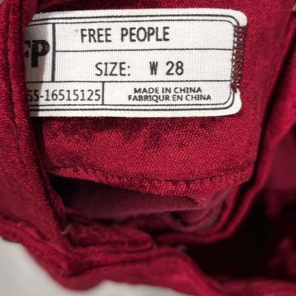 Free People velvet mini skirt - Picture 3 of 3